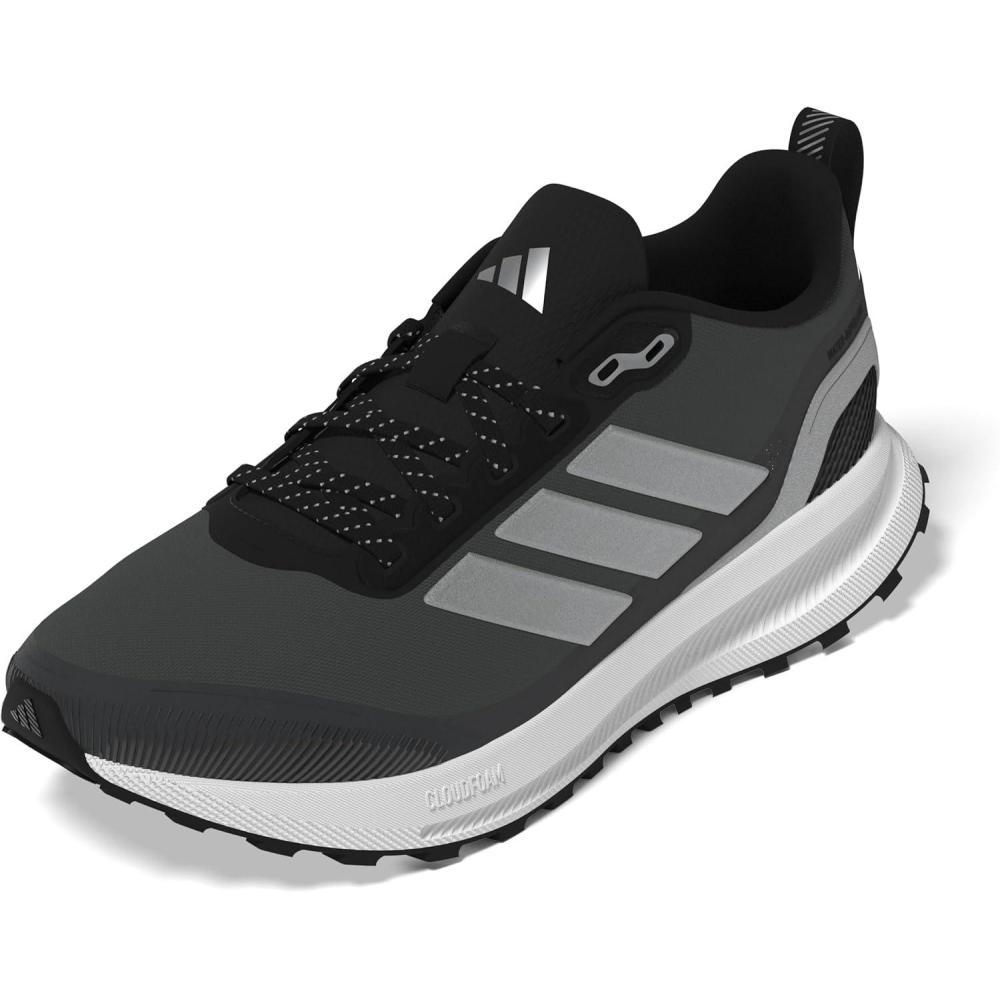 imageadidas Womens Run Falcon 5 Trail SneakerBlackSilver MetallicCarbon
