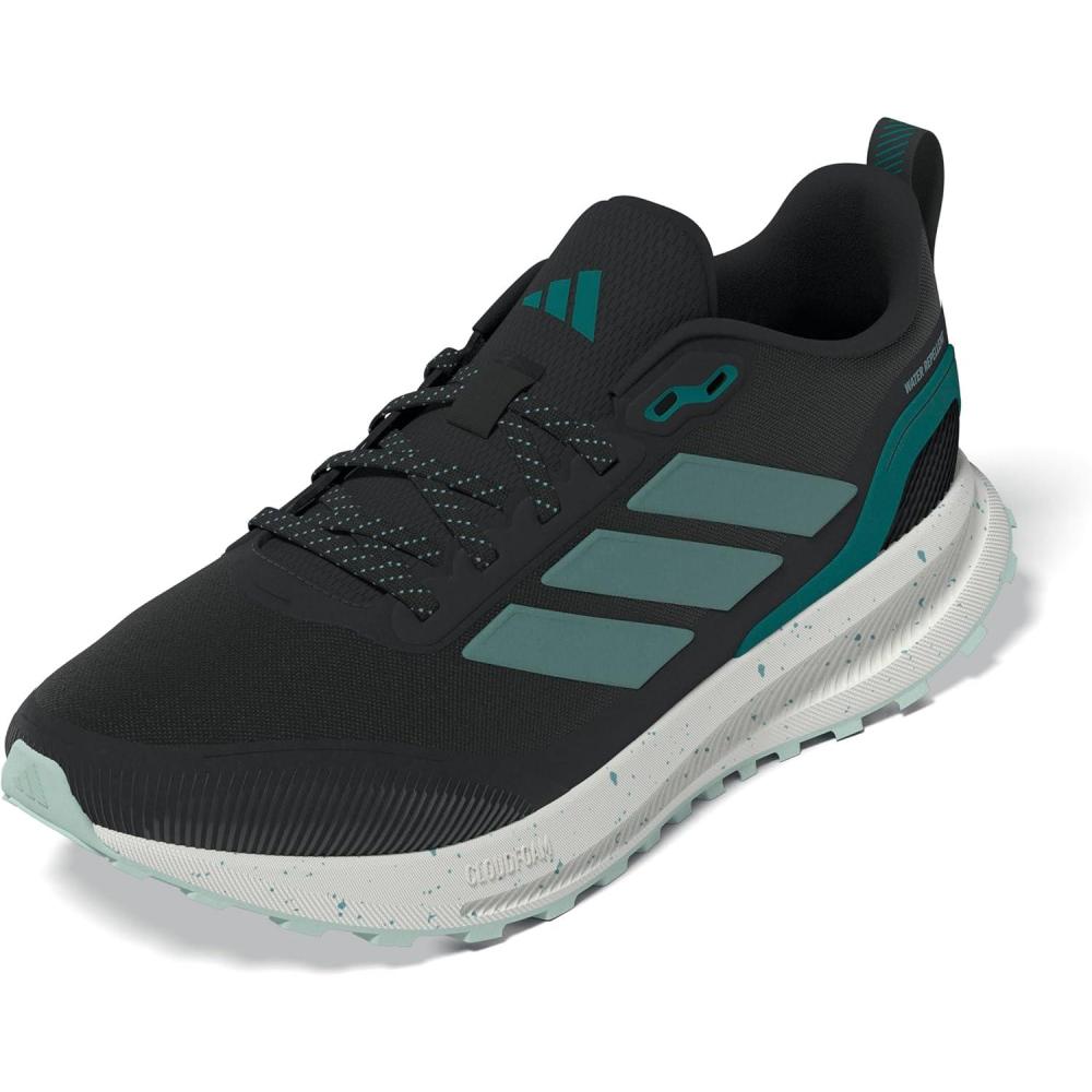 imageadidas Womens Run Falcon 5 Trail SneakerCarbonMint TonHalo Mint