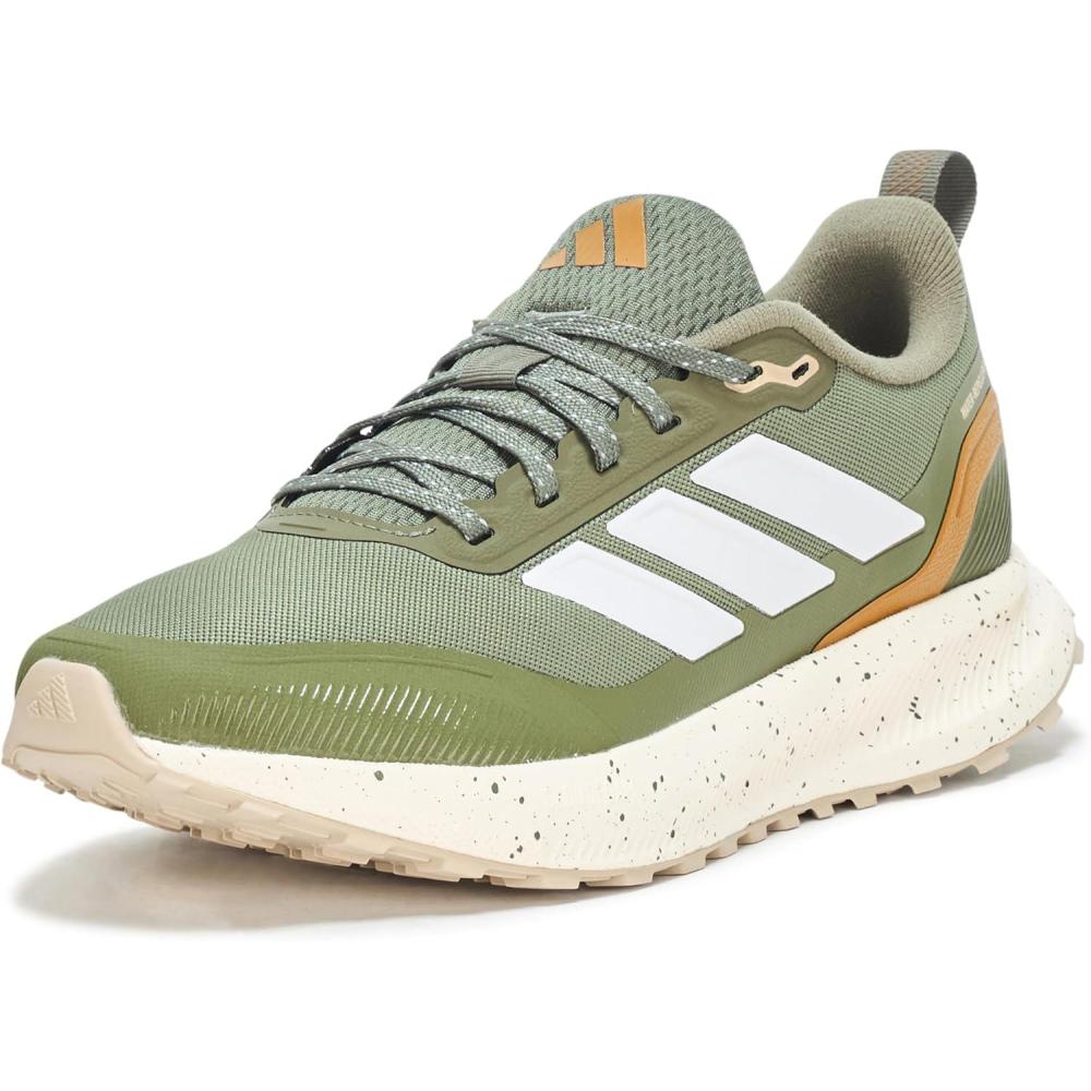 imageadidas Womens Run Falcon 5 Trail SneakerOlive StrataWhiteBronze Strata