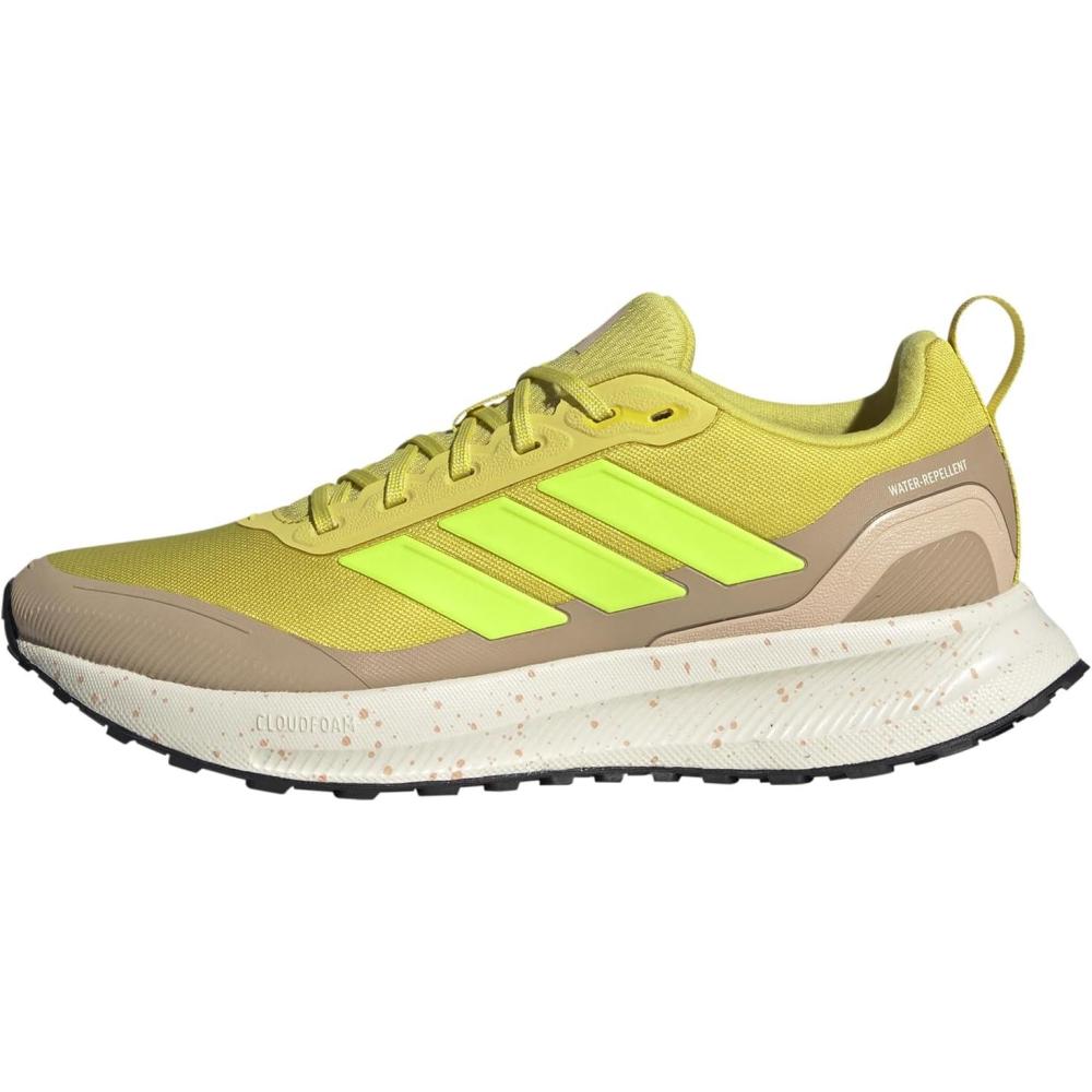 imageadidas Womens Run Falcon 5 Trail SneakerPure Sulfur Lucid Lemon Warm Sandstone