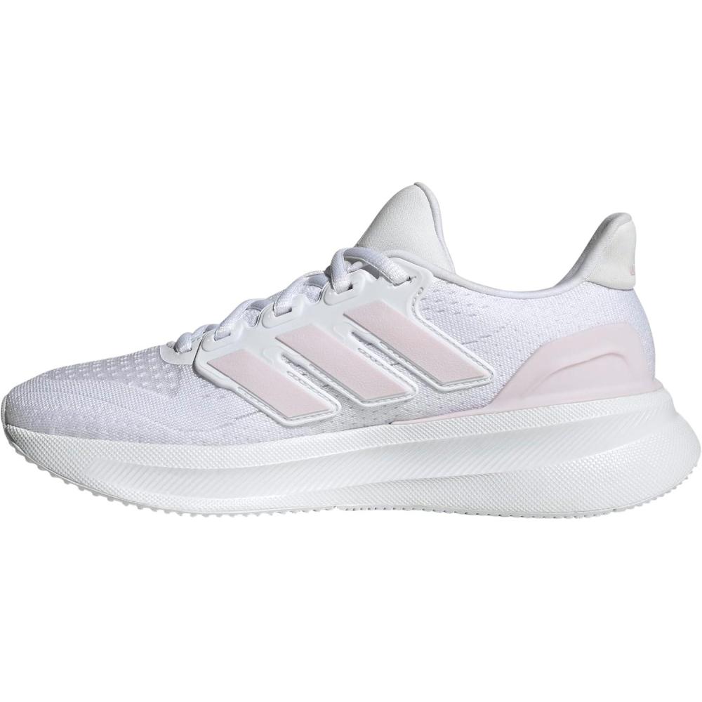 imageadidas Womens Ultrarun 5 Running ShoesWhiteAlmost PinkBlack