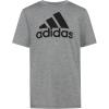 imageadidas boys Short Sleeve AEROREADY Performance Logo Tee TShirt Dark Gray 1820