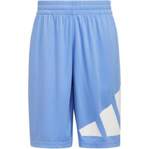 adidas Boys’ Elastic Waistband Performance Shorts(Blue Fusion)