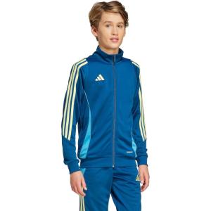 adidas Boys’ Tiro 24 Training Jacket(Marine/Pearl Citrine)