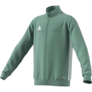 adidas Boys’ Tiro 25 Essentials Training Jacket(Silver Green/White)