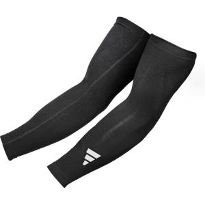 adidas Compression Arm Sleeves, Lightweight, Temperature-Regulating Compression Sleeves(Black V1)