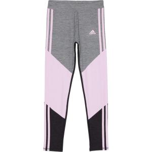 adidas Girls’ Aeroready Performance Long Tights(Black With Clear Lilac Heather)