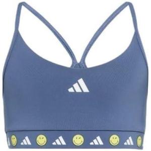 adidas Girls’ Smiley World Training Bra(Preloved Ink/White/Bright Yellow)