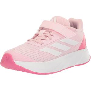 adidas Kids’ Duramo SL Elastic Lace Sneakers(Clear Pink/White/Pink Fusion)