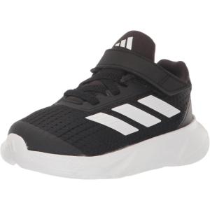 adidas Kids’ Duramo SL Elastic Lace Sneakers(Core Black/White/Carbon)