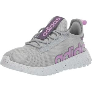 adidas Kids Girls Kaptir 3.0 Lace Up Sneakers Shoes Casual – Blue(Grey/Bliss Lilac/Shadow Violet)