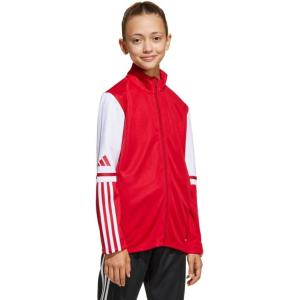 adidas Kids’ Squadra 25 Training Jacket(Team Power Red/White)