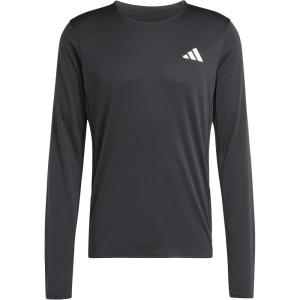 adidas Men’s Adizero Long Sleeve Running T-Shirt(Black)
