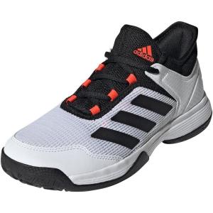 adidas Men’s Adizero Ubersonic 4 Tennis Shoe(White/Black/Solar Red)