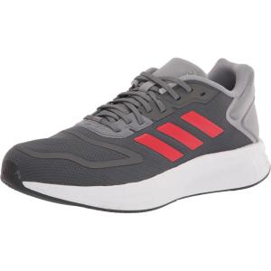 adidas Men’s Duramo 10 Shoes(Grey/Vivid Red/Iron Metallic)