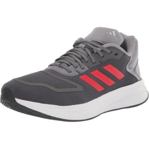 adidas Men’s Duramo 10 Shoes(Grey/Vivid Red/Iron Metallic (Wide))