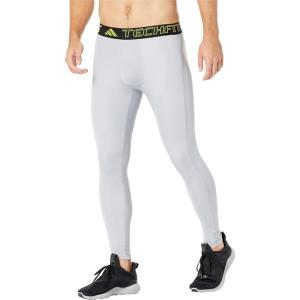 adidas Men’s Techfit Aeroready Training Long Tights(Halo Silver)