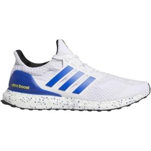 adidas Men’s Ultraboost 5.0 DNA Running Sneakers(Cloud White Royal Blue Beam Yellow)