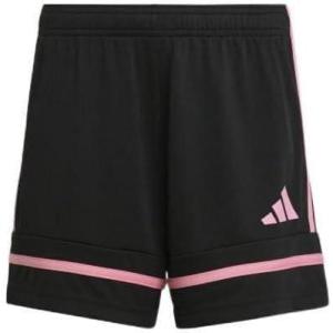 adidas Originals Girls’ Squadra 25 Shorts(Black/Black/Easy Pink)