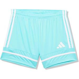 adidas Originals Girls’ Squadra 25 Shorts(Flash Aqua/Flash Aqua/White)