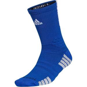 adidas Unisex Creator 365 Basketball Crew Socks (1-Pair)(Collegiate Royal Blue/White)
