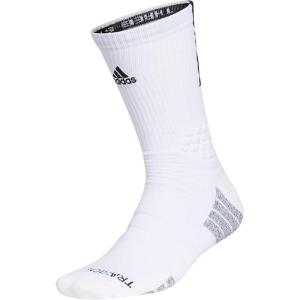 adidas Unisex Creator 365 Basketball Crew Socks (1-Pair)(White/Black)