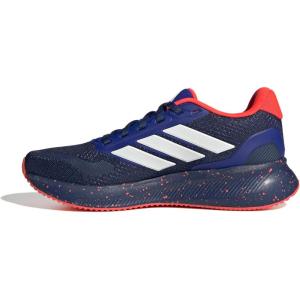 adidas Unisex-Child Run Falcon 5 Sneaker(Dark Blue/White/Solar Red)