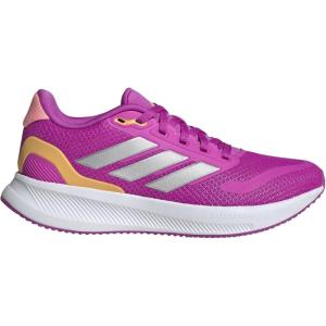 adidas Unisex-Child Run Falcon 5 Sneaker(Purple Burst/Silver Metallic/Semi Spark)