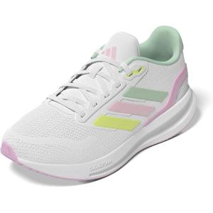 adidas Unisex-Child Run Falcon 5 Sneaker(White/Clear Mint/Clear Pink)
