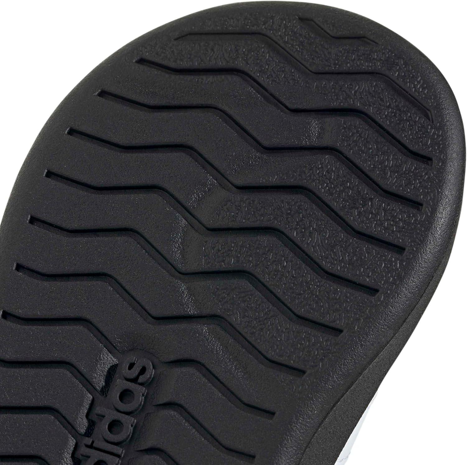 imageAdidas BabyBoys Streettalk Elastic Lace ampamp Strap SneakerBlackWhiteGold Metallic