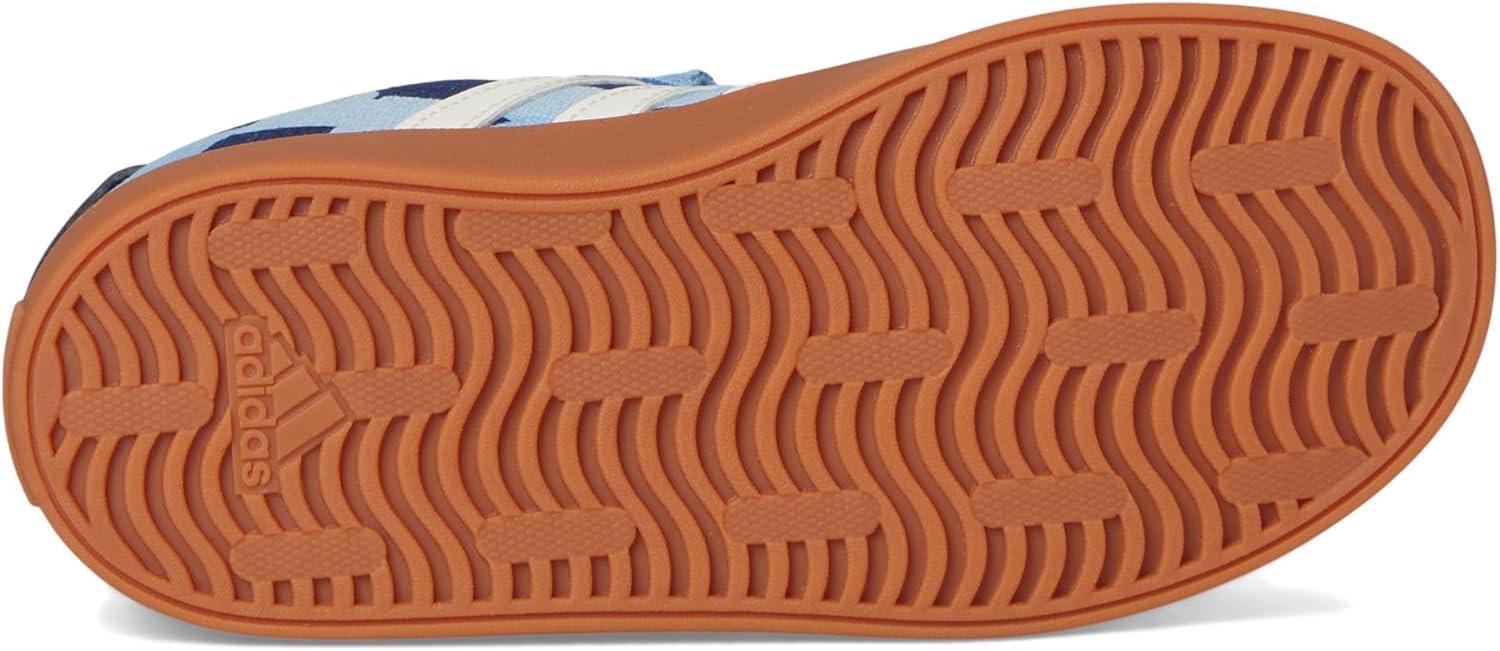 imageAdidas BabyBoys Vl Court 30 Hook ampamp Loop SneakerAsh BlueOff WhiteCrew Blue