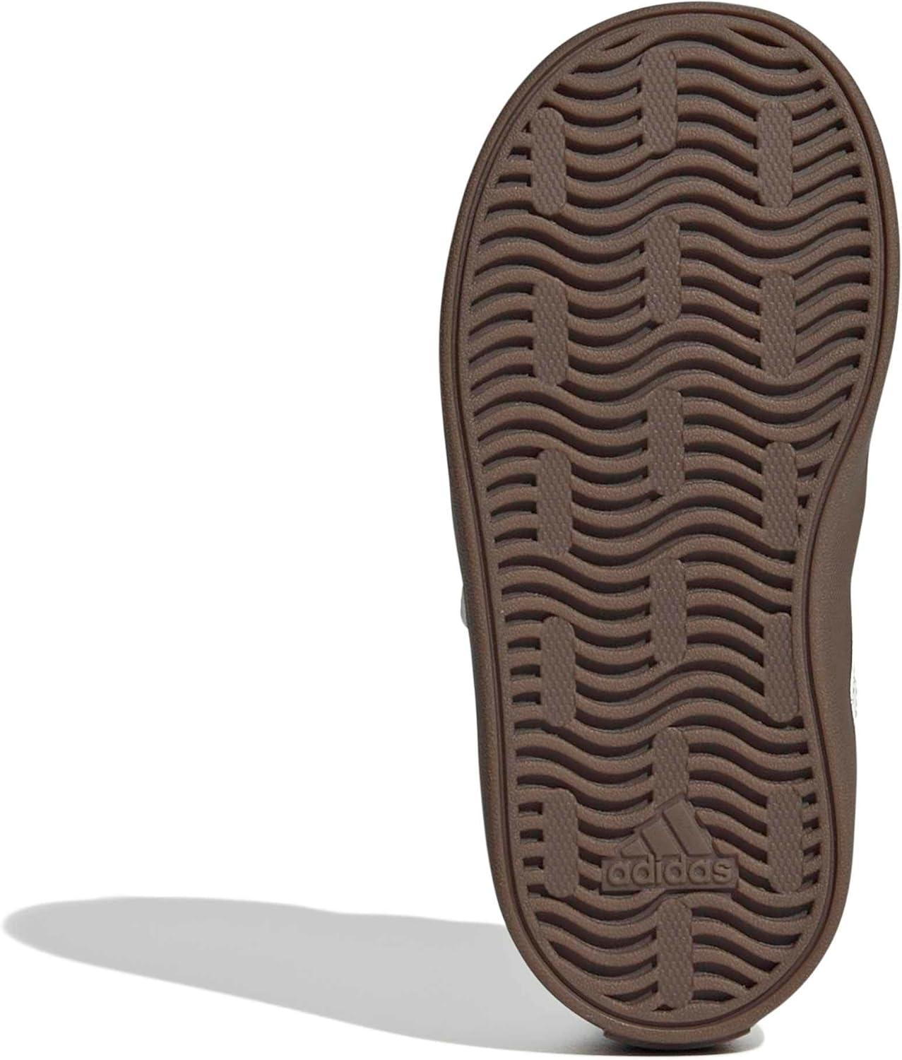 imageAdidas BabyBoys Vl Court 30 Hook ampamp Loop SneakerSilver MetallicOff WhiteBlack