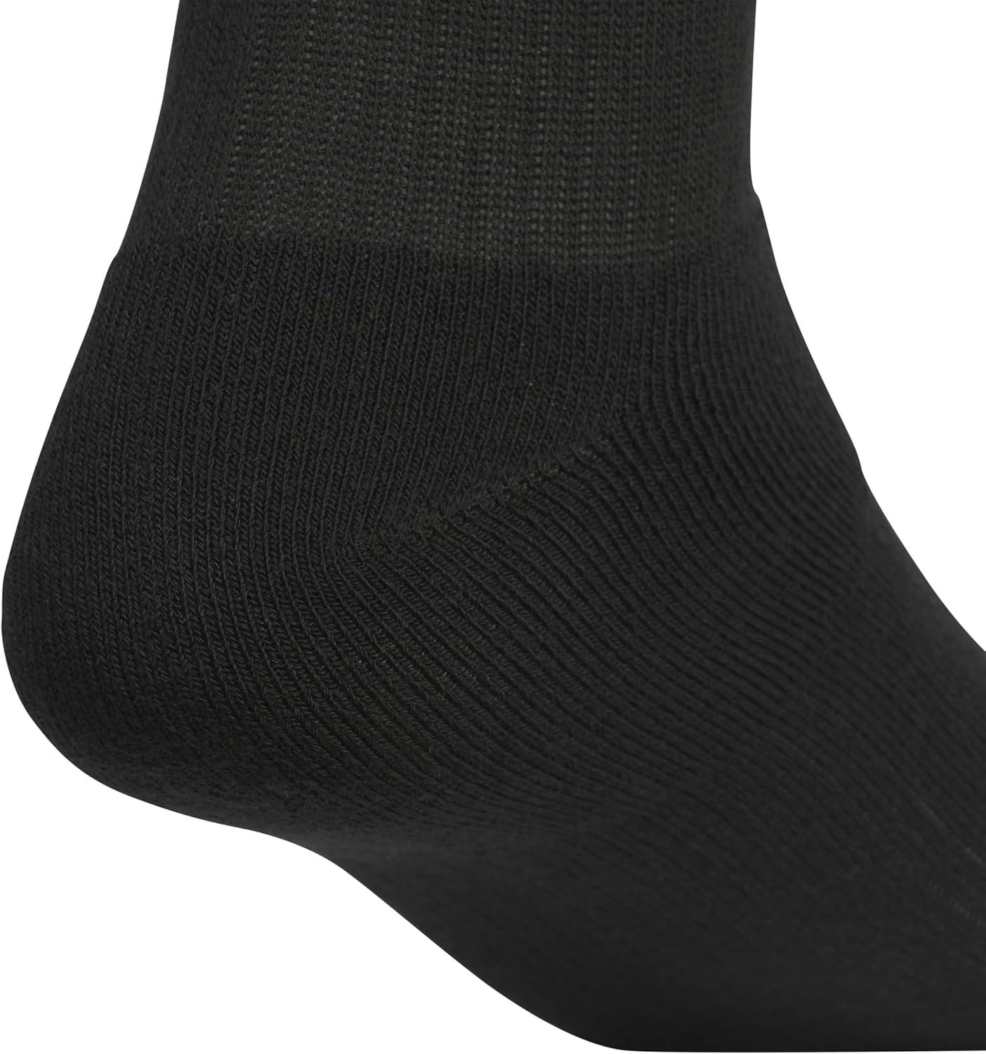 imageAdidas Mens Cushioned Sport High Quarter Socks 3Pair Pack MidCrew Above AnkleBlackWhiteOnix Grey