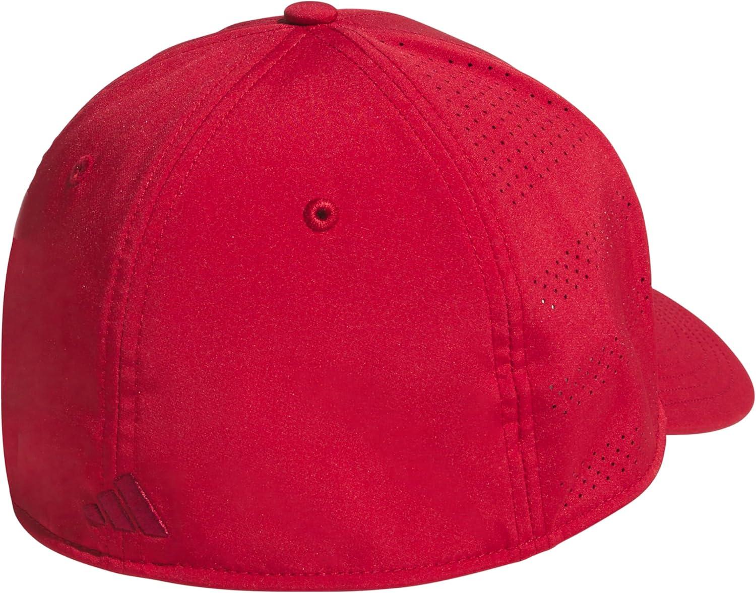 imageAdidas Mens Gameday Hat Athletic Baseball Cap Stretch FitActive MaroonCollegiate Burgundy