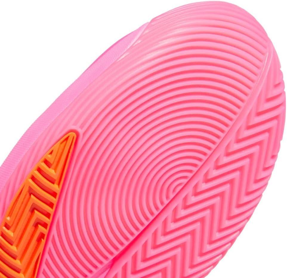 imageAdidas UnisexAdult Front Court SneakerLucid PinkBlackImpact Orange