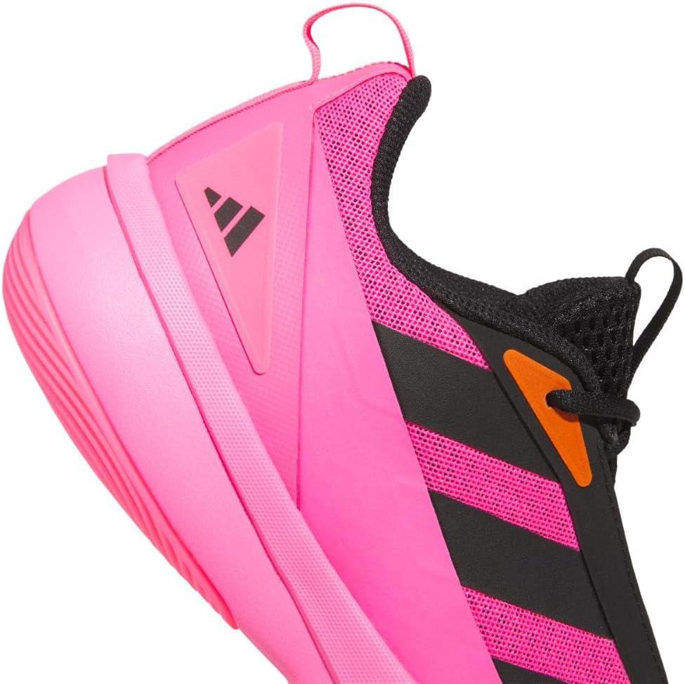 imageAdidas UnisexAdult Front Court SneakerLucid PinkBlackImpact Orange