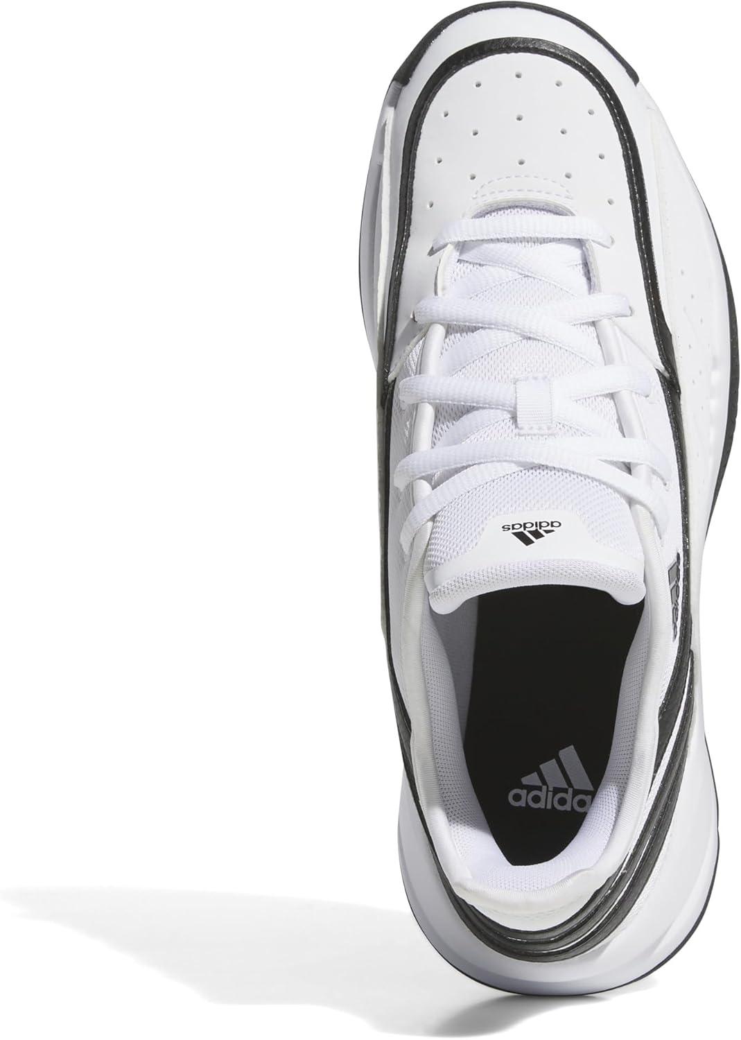 imageAdidas UnisexAdult Front Court SneakerWhiteBlackBlack