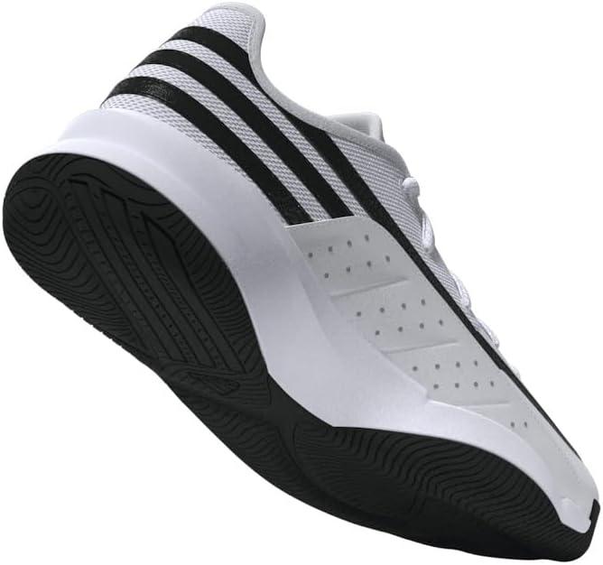 imageAdidas UnisexAdult Front Court SneakerWhiteBlackBlack