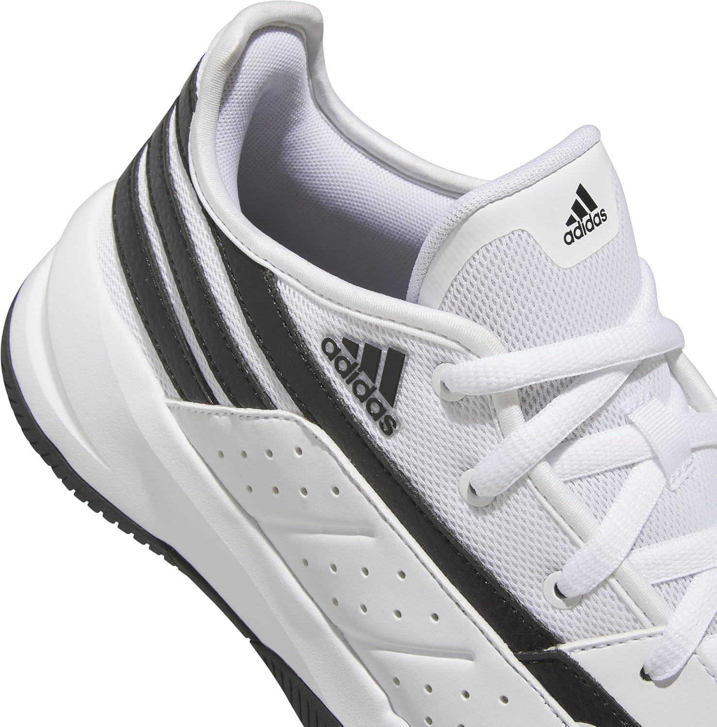 imageAdidas UnisexAdult Front Court SneakerWhiteBlackBlack
