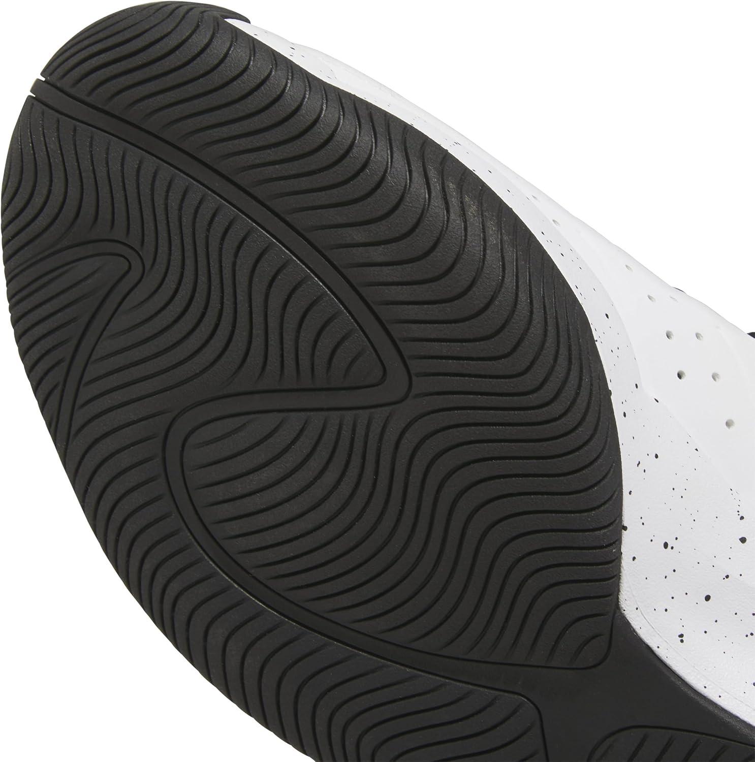 imageAdidas UnisexAdult Front Court SneakerWhiteBlackGold Metallic