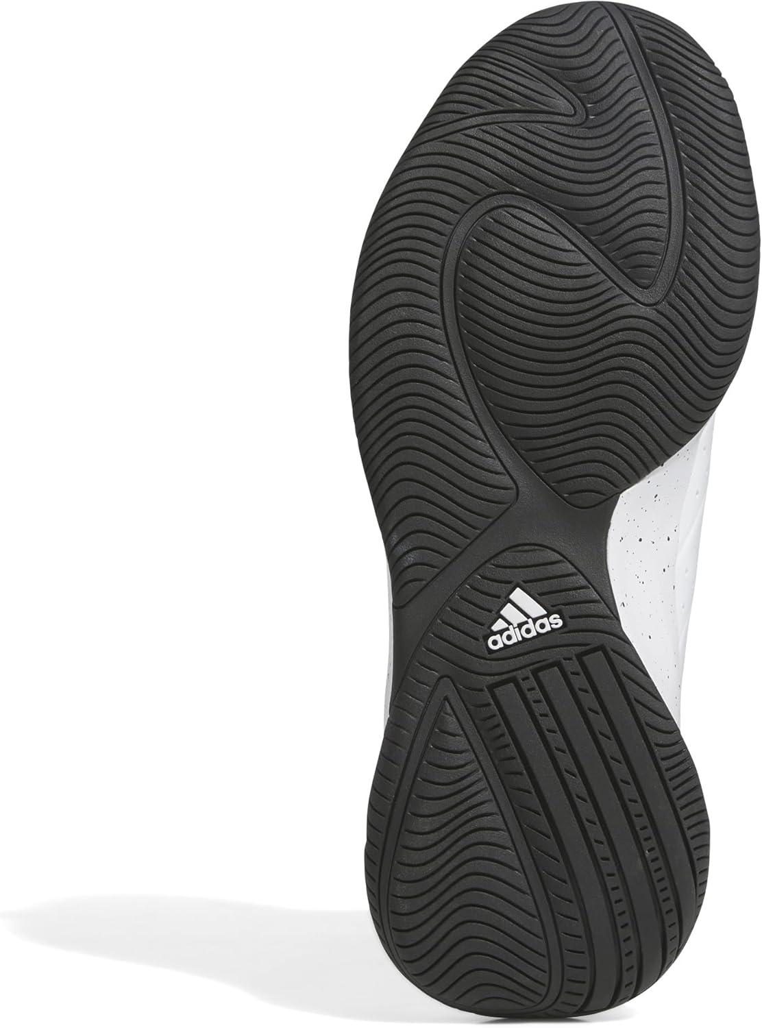 imageAdidas UnisexAdult Front Court SneakerWhiteBlackGold Metallic