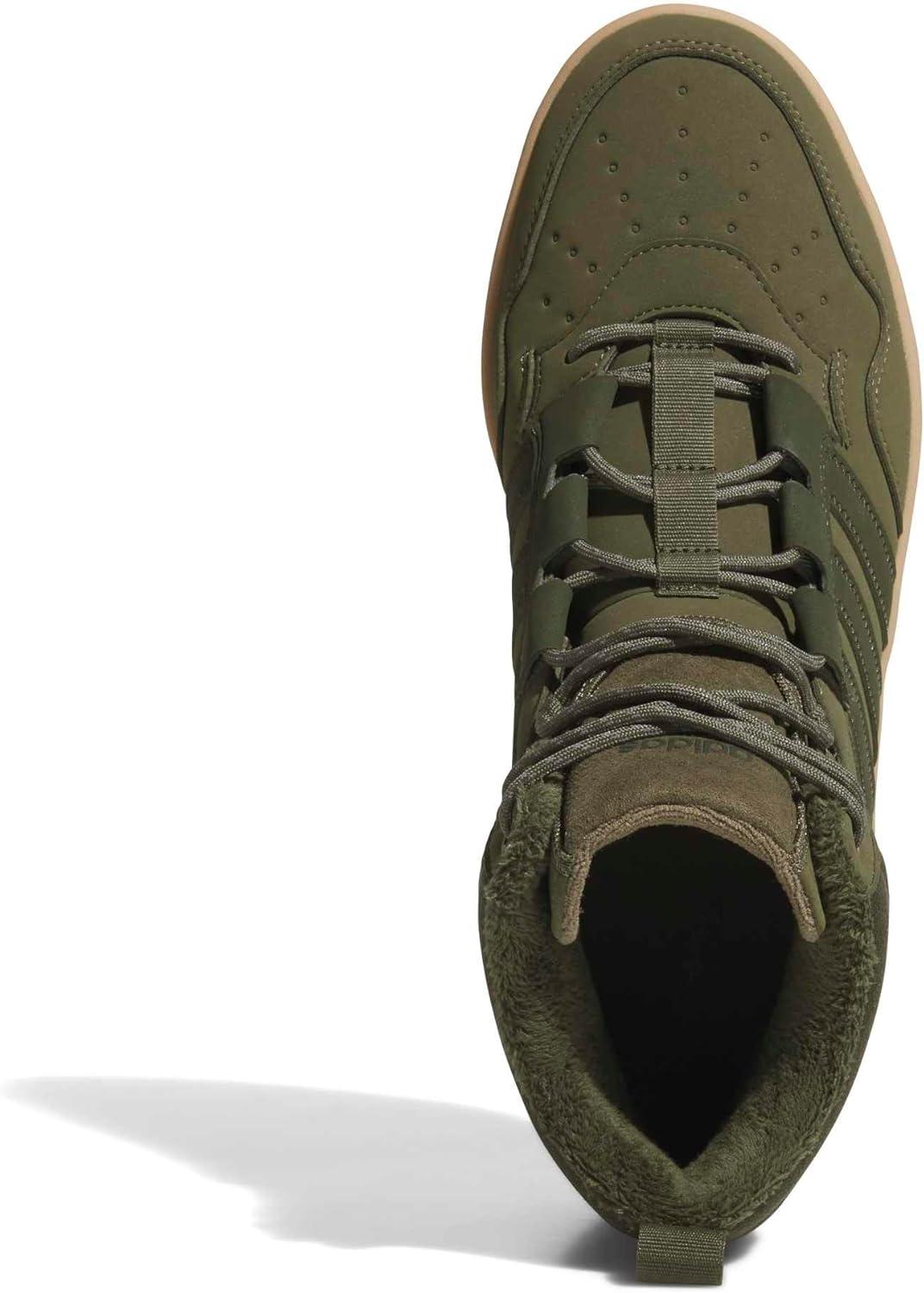 imageAdidas UnisexAdult Hoops 40 Mid Top SneakerOlive StrataNight CargoGum