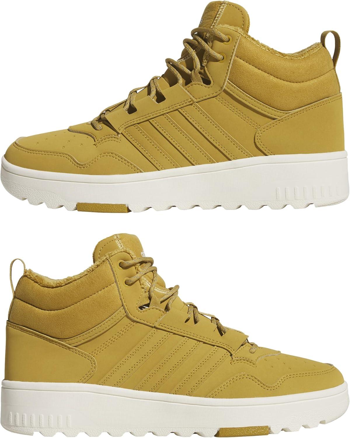 imageAdidas UnisexAdult Hoops 40 Mid Top SneakerPreloved BronzeOff WhiteOff White