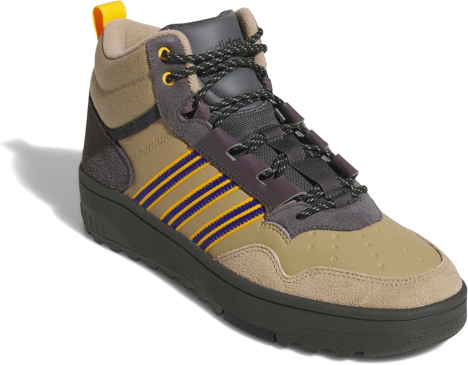 imageAdidas UnisexAdult Hoops 40 Mid Top SneakerSupplier ColourSemi Lucid BlueGrey Strata