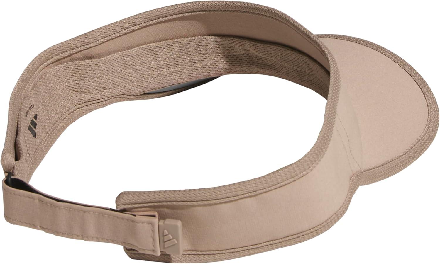 imageAdidas UnisexAdult Superlite Visor Lightweight Athletic Sport Hat for WorkoutsChalky Brown