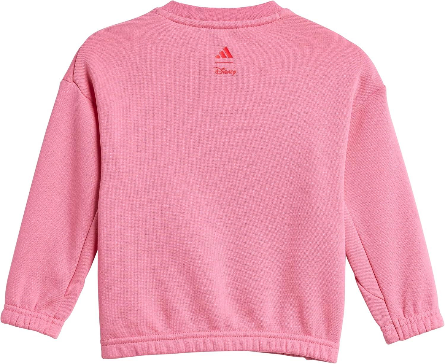 imageadidas Baby Girls Disney Minnie Mouse Jogger SetPink FusionMulticolorPure Ruby