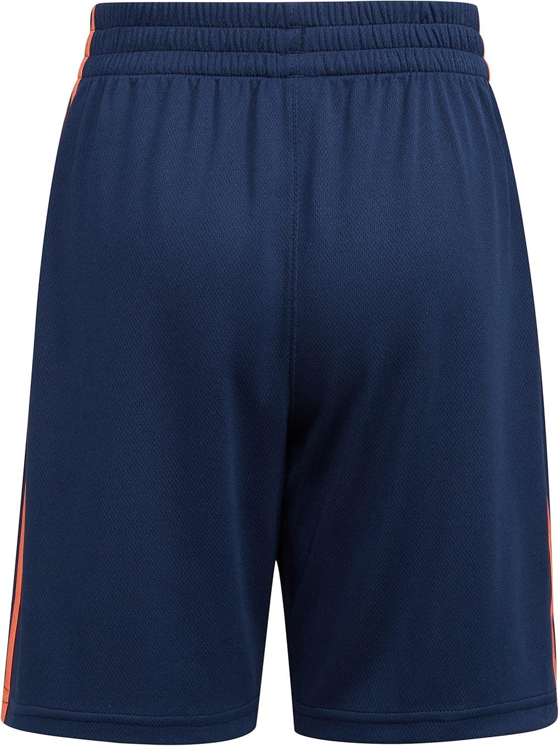 imageadidas Boys Classic 3Stripes ShortsCollegiate Navy With Orange