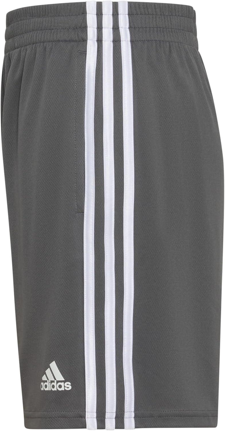 imageadidas Boys Classic 3Stripes ShortsDark Gray