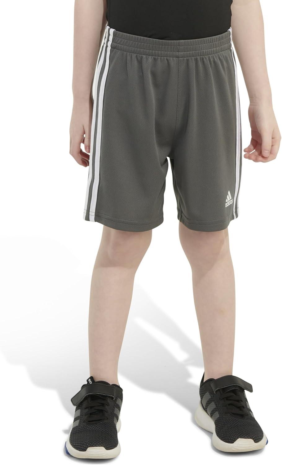imageadidas Boys Classic 3Stripes ShortsDark Grey