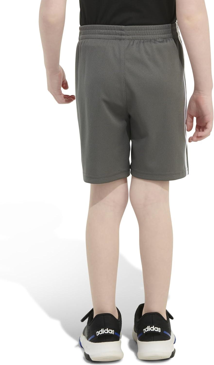 imageadidas Boys Classic 3Stripes ShortsDark Grey